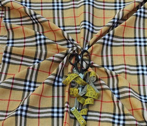 cotton burberry fabric|burberry fabric for sewing.